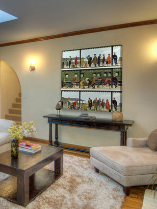 "Commuter Train" Painting Print on Canvas by Thornton Utz