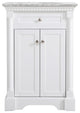 Home Living 24" Single Bathroom Vanity, White