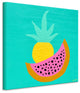 Tutti Frutti Wrapped Canvas Tropical Wall Art