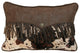 Caldwell Cowhide Fringed Pillow