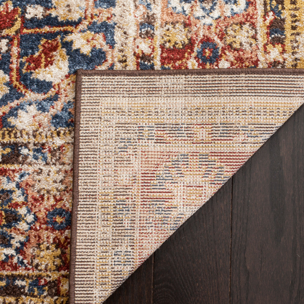 Safavieh Bijar BIJ652D Rug, Brown/Rust, 2'3" X 20'