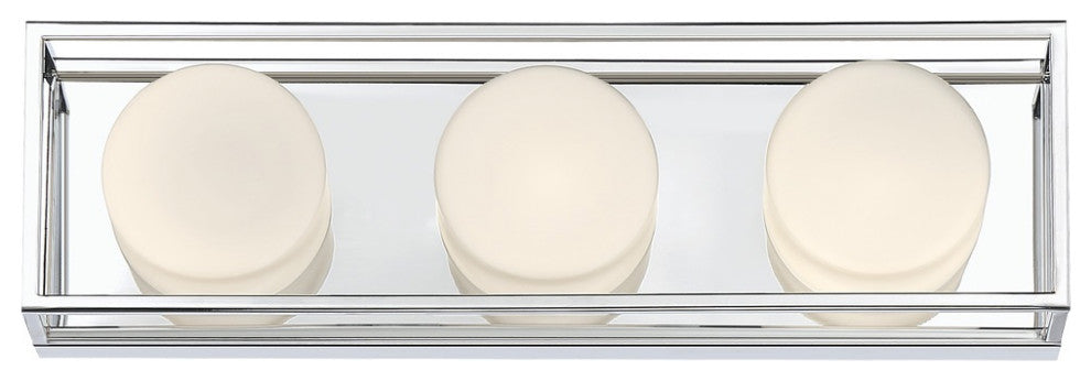 3-Light LED Vanity, Chrome