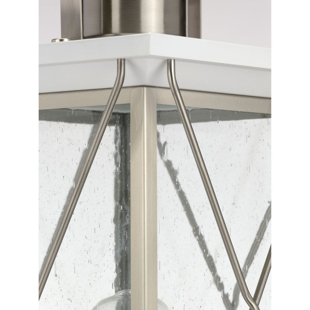 Barlowe Collection Stainless Steel 1-Light Post Lantern
