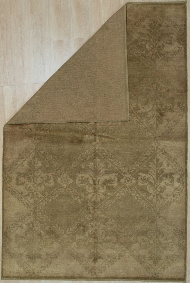 Beige Transitional All Over Ningxia Area Rug