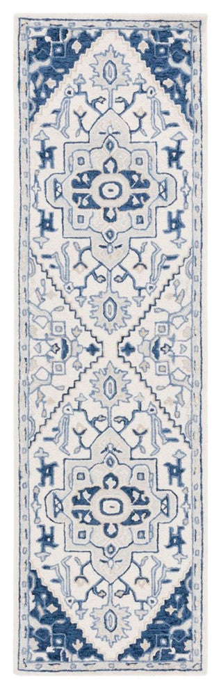 Safavieh Lauren Ralph Lauren Collection LRL6652 Rug, Ivory/Navy, 2'x5'