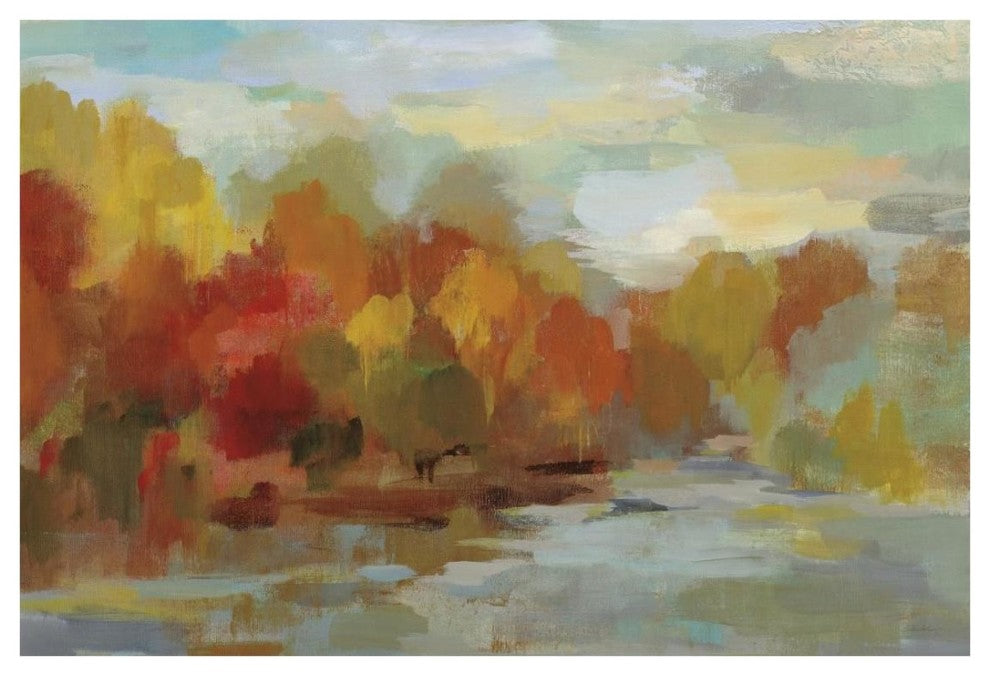 "October Dreamscape" Digital Paper Print by Silvia Vassileva, 26"x18"