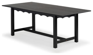 Safavieh Couture Rhylee Extendable Dining Table, Black