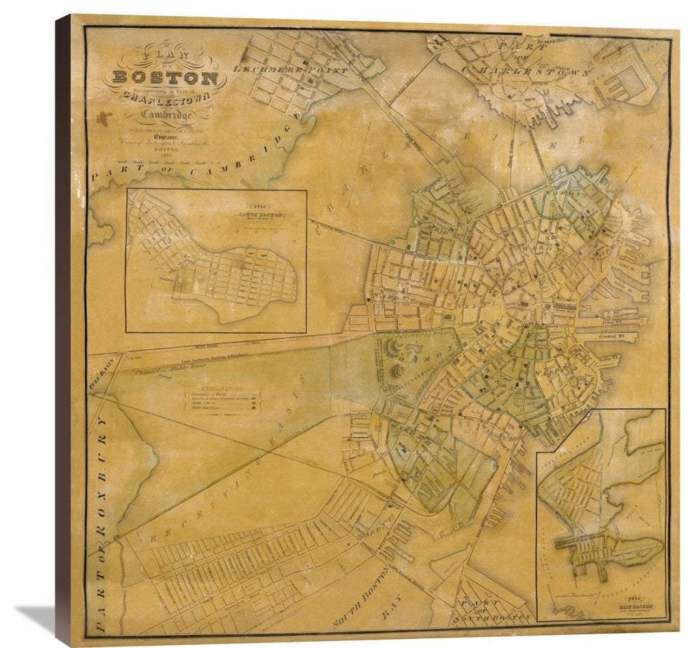 Boston, 1835, 36"x1.5"x36"