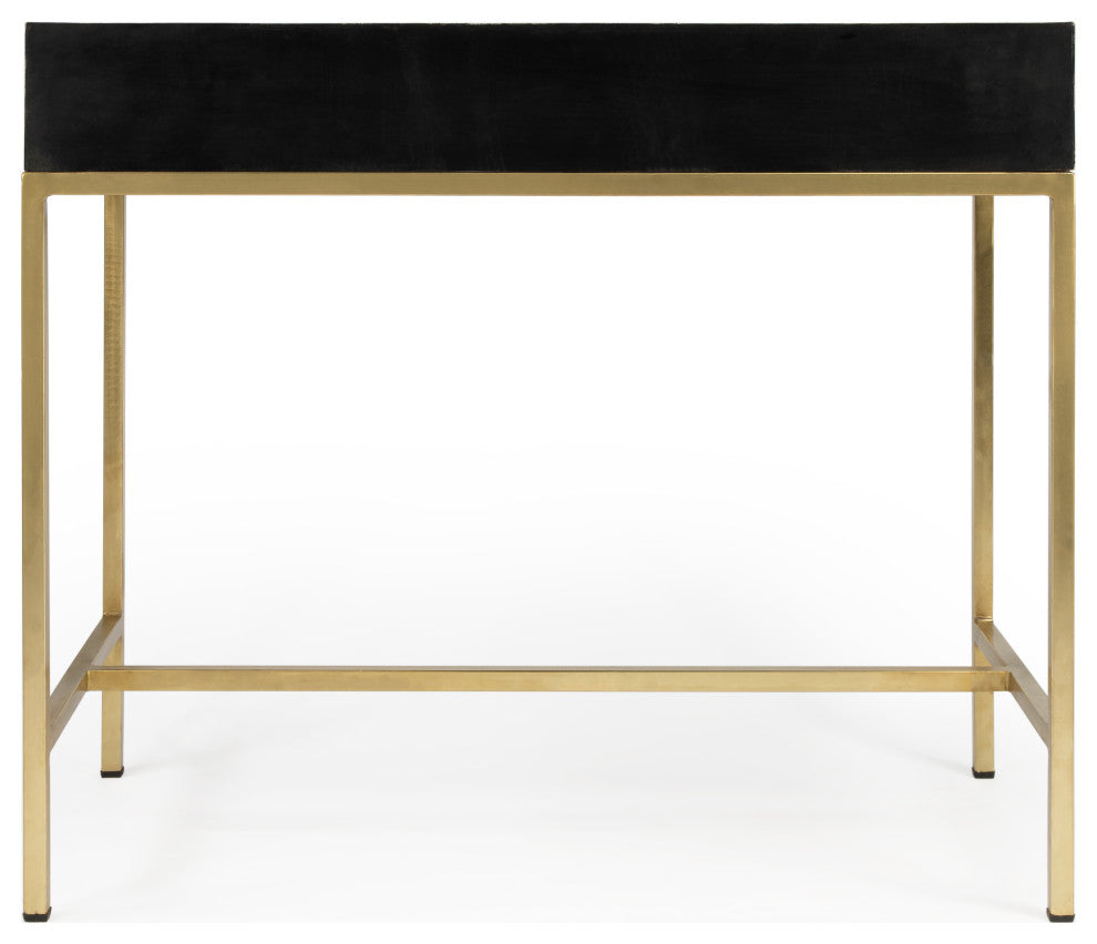 Butler Perilla Black and White Bone Inlay Writing Desk