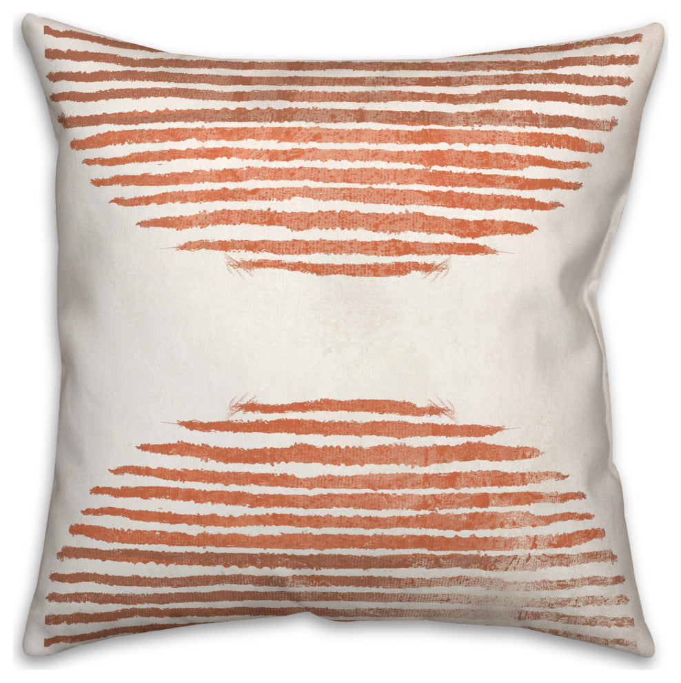 Terracotta Circle 18x18 Spun Poly Pillow