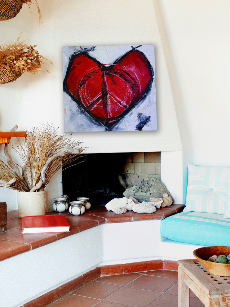 "Heart of Peace" Painting Print on Canvas by Tori Campisi