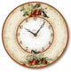 Vintage-Style Birds with Cherries and Strawberries 10.5 Inch Wall Clock