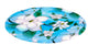 Floral accent decorative area rugs 60 inches round form my art., Magnolias