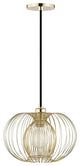 Jasmine Small Pendant, Finish: Polished Brass