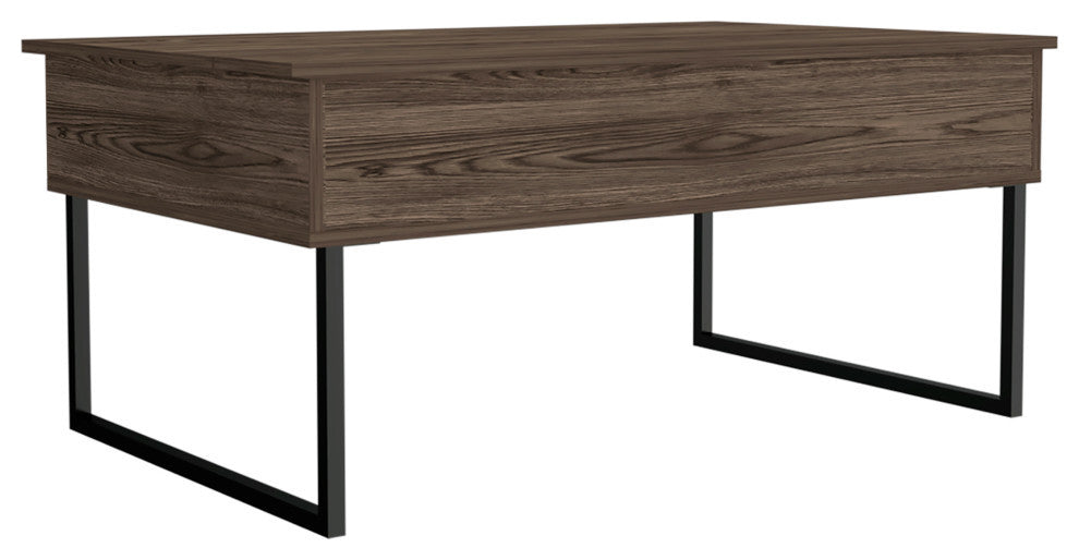 Fairfield Lift Top Coffee Table, Dark Walnut