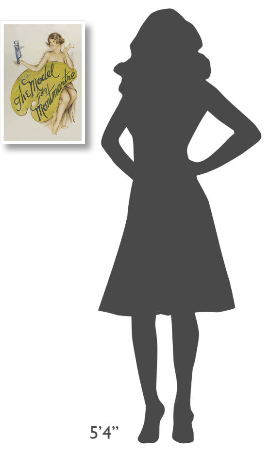 "Vintage Film Posters: Model from Montmartre" Paper Print, 14"x20"