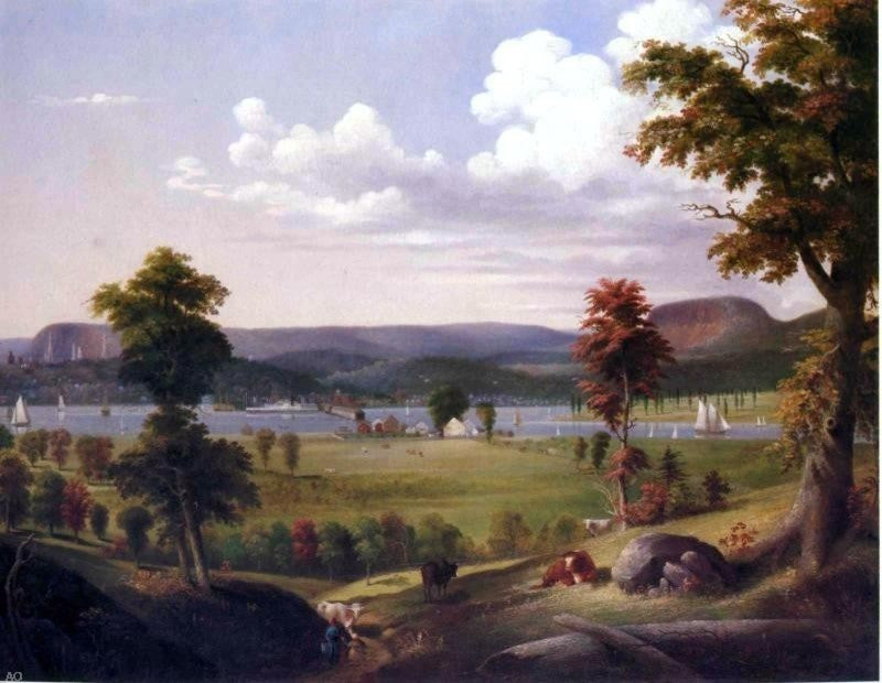 George Henry Durrie Summer Landscape Near New Haven Wall Decal