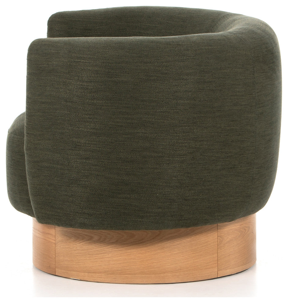 Calista Swivel Chair-Atlantis Moss