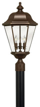 Hinkley Clifton Park Large Post Top Or Pier Mount Lantern, Copper Bronze