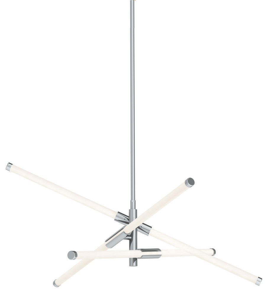 Rusnak 30" LED Pendant, Polished Chrome