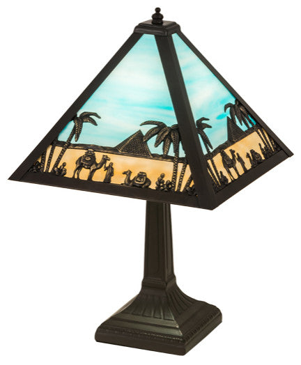 16H Camel Mission Table Lamp
