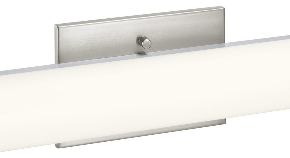 Phase 1.1 LED Collection 24" Brushed Nickel White Shade Modern Bath Vanity Light