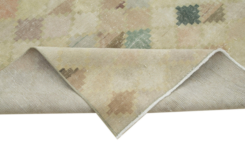 Rug N Carpet - Handwoven Turkish 5' 0'' x 9' 10'' Decorative Vintage Rug