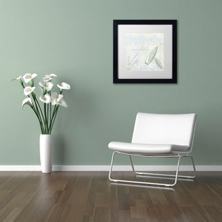 Color Bakery 'She Sells Seashells II', Black Frame, White Mat, 16x16