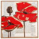 Deny Designs Irena Orlov Red Perfection Framed Wall Art