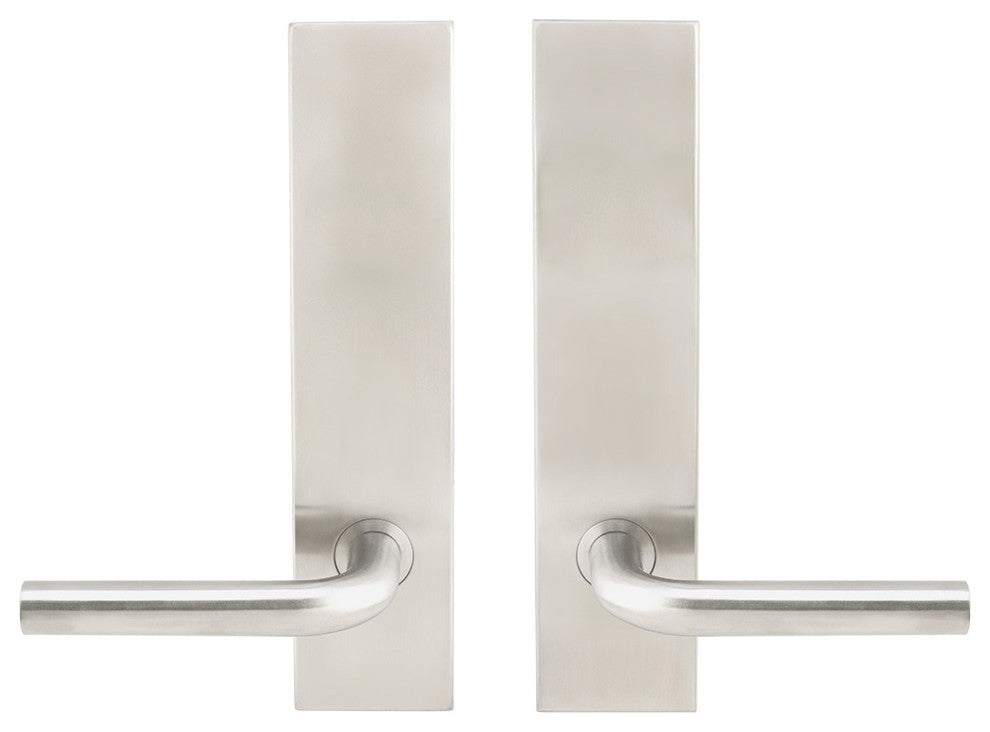 Cologne Lever, Tubular Passage, Satin Stainless Steel, 2-3/8" Backset