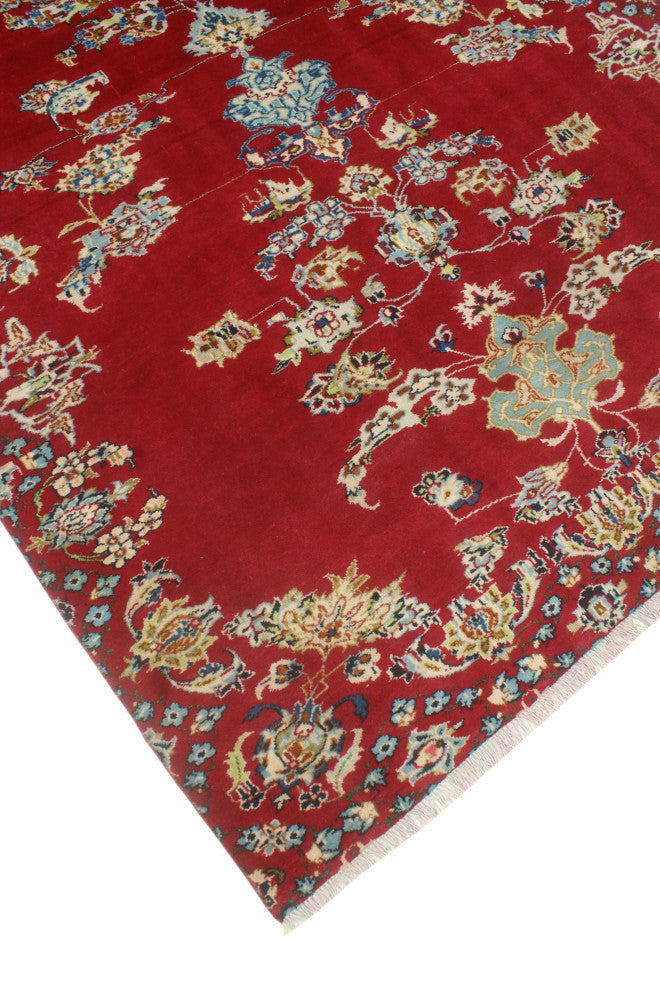 Fine Vintage Distressed Skyler Red/Blue Rug, 5'6x9'4