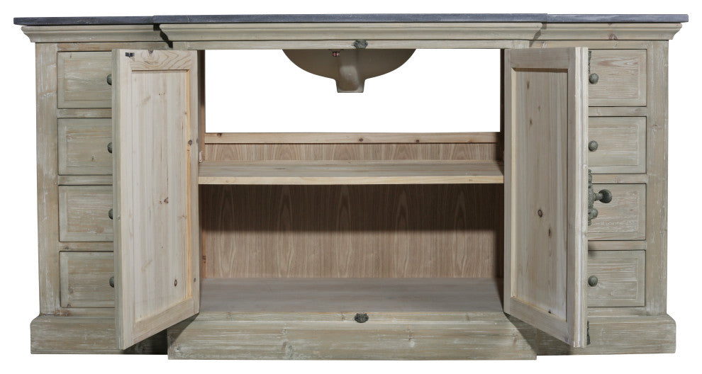 71" Reclaimed Pine Single Bath Vanity