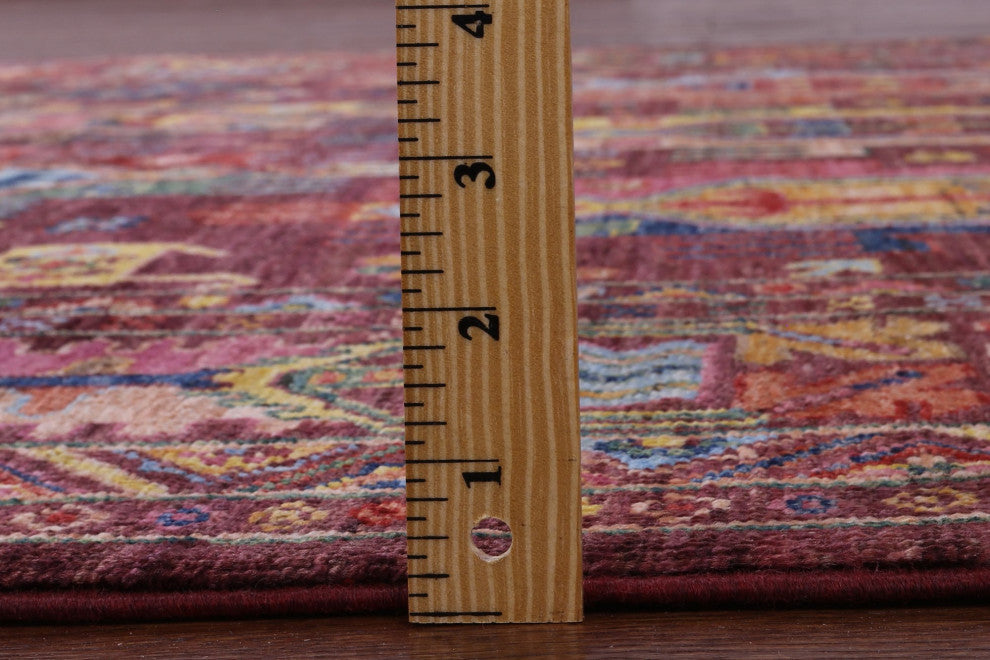 4' 10" X 6' 8" Tribal Fine Serapi Handmade Wool Rug - Q12503