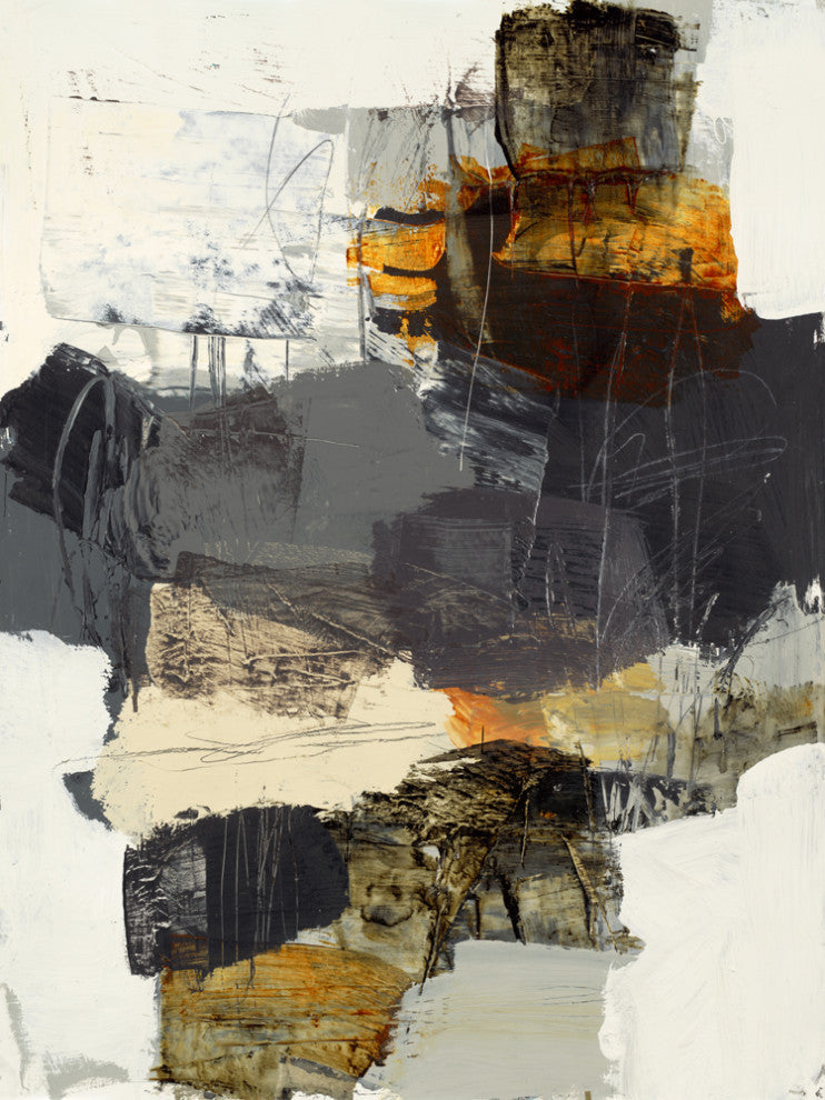 Monochrome Manta IV - 72 x 54 by Brent Foreman