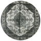 Ahgly Company Indoor Round Mid-Century Modern Area Rugs, 5' Round