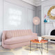 Potter 20" Blush Velvet Pillow - Blush