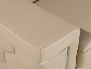 Oliver Genuine Loveseat, Beige