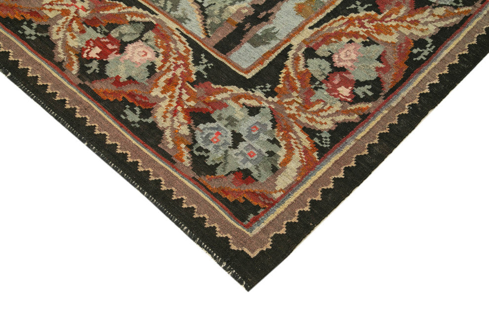 Rug N Carpet - Handmade Moldovan 6' 5'' x 7' 0'' Antique Rose Kilim Rug