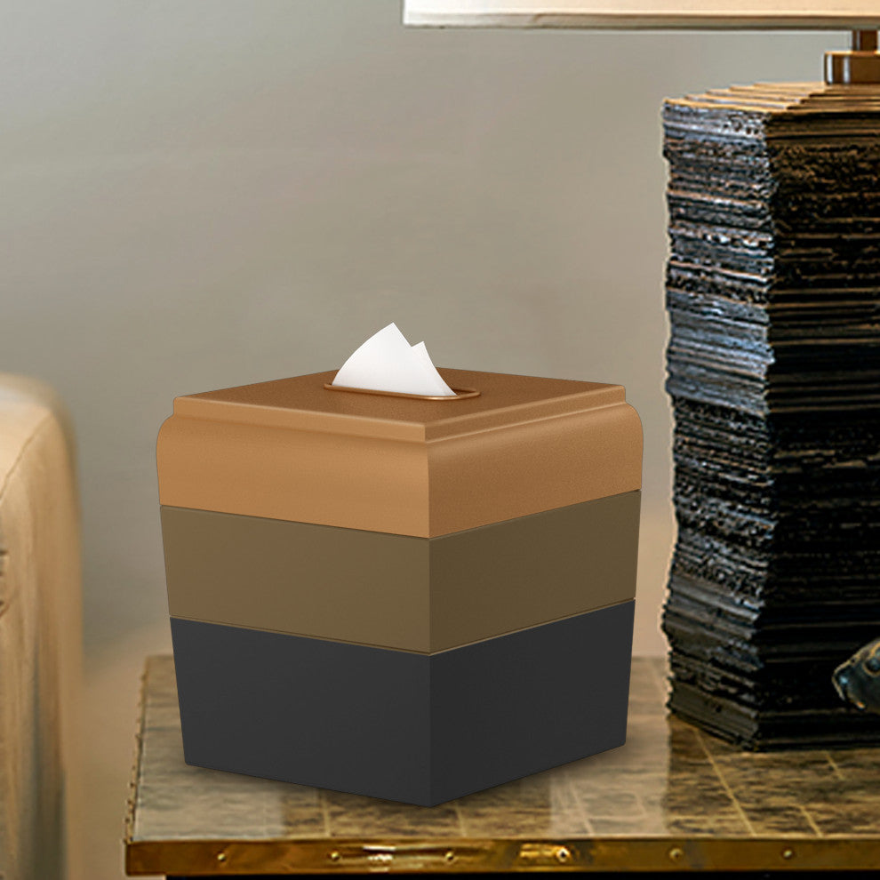 nu steel Horizon 3 Tone Copper Boutique Tissue