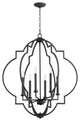 Dublin 30" 6-Light Pendant, Noir