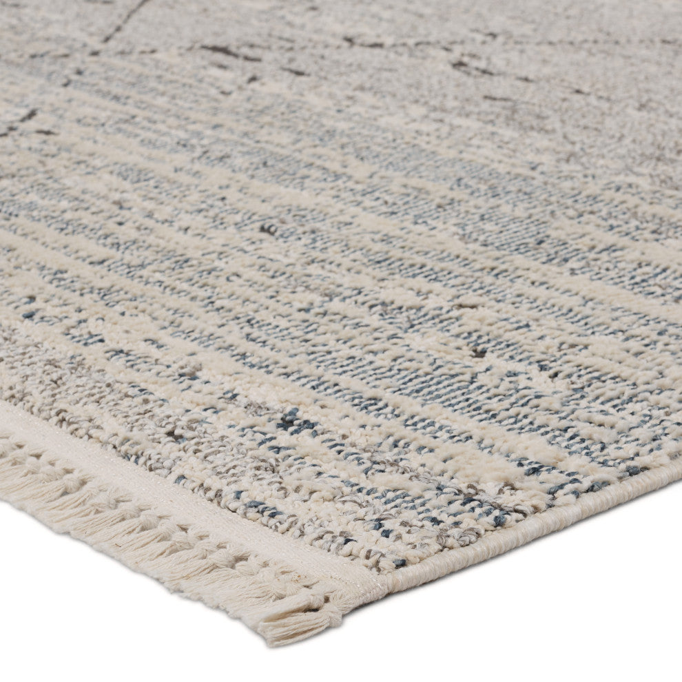 Jaipur Living Imani Trellis Gray/ White Area Rug 9'X12'