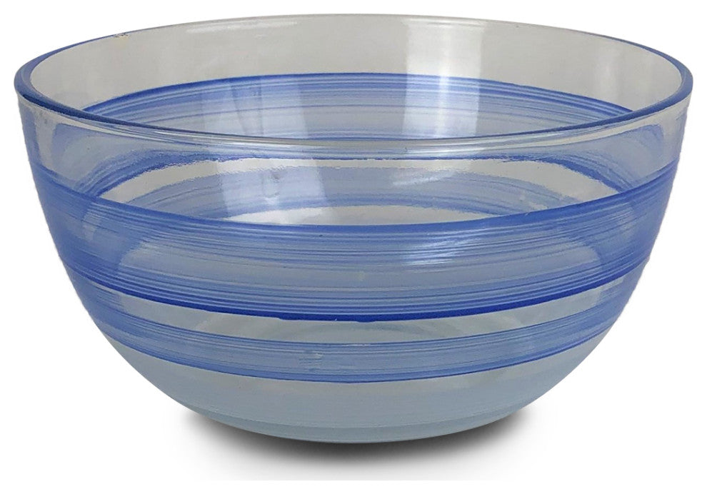 Retro Stripe Blue 6" Bowl