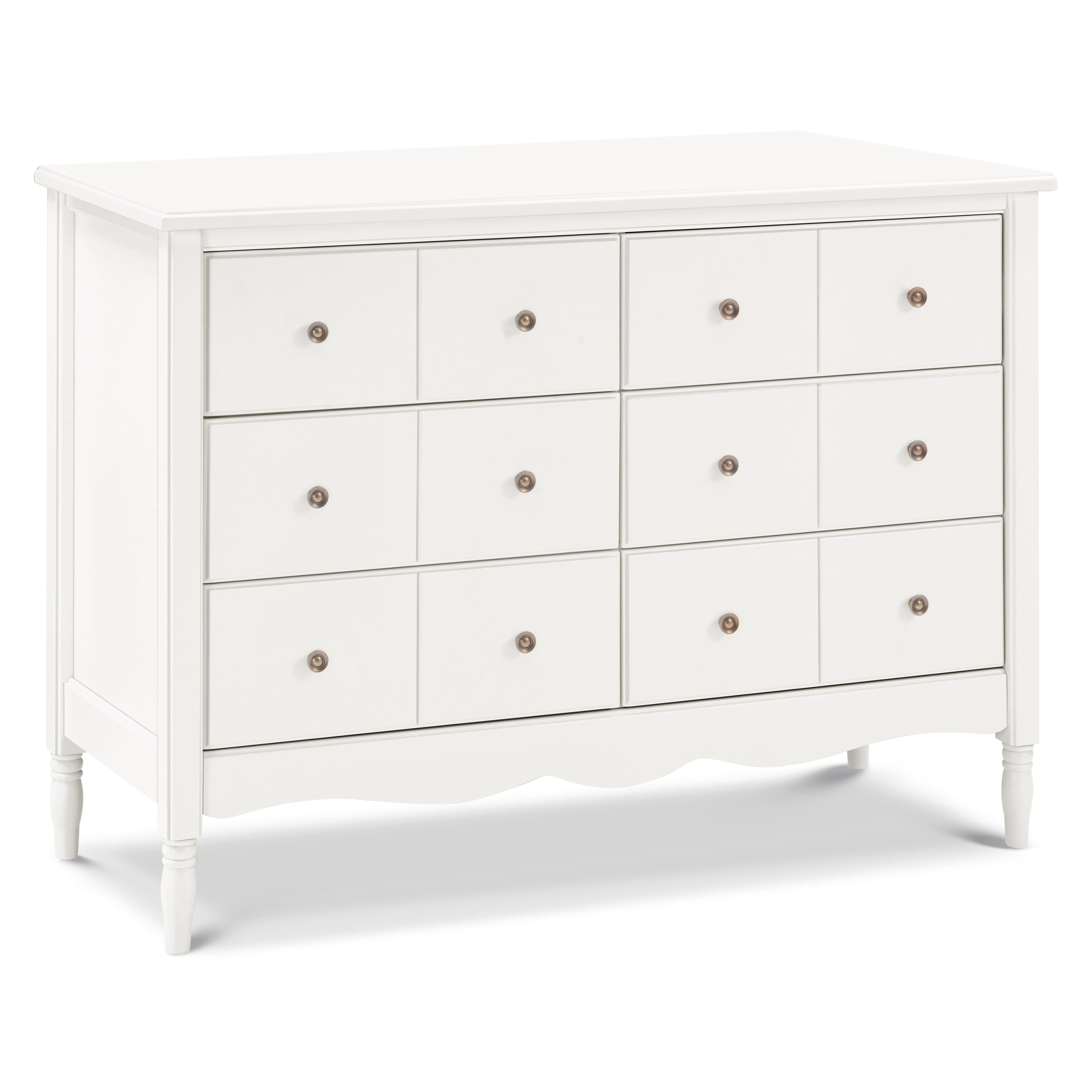 Liberty 6-Drawer Assembled Dresser, Warm White