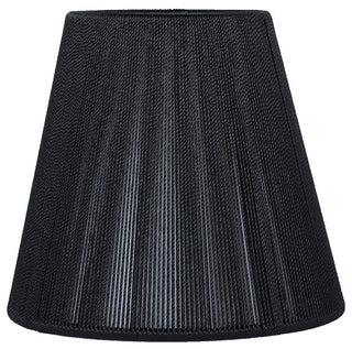 Gray String Chandelier Lamp Shade, 3x5x4.5", Set of 2