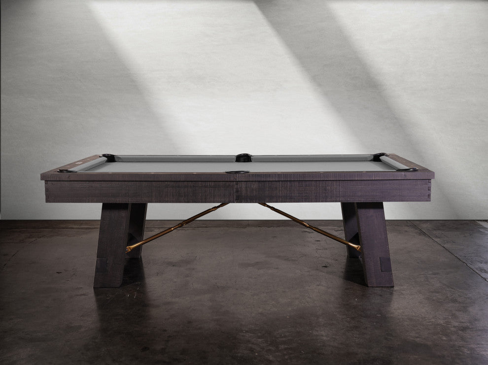 Isaac Pool Table Distressed Black, 8