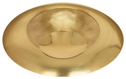 Robert Abbey RA-626 1-Light Flushmount, Michael Berman Brut