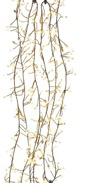 Kurt Adler 300-Warm White Superbright Twinkle LED Cluster Light Set