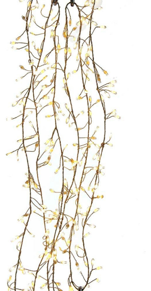 Kurt Adler 300-Warm White Superbright Twinkle LED Cluster Light Set