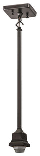 Meyda Lighting 52383 22"H Craftsman Brown On Brass 1-Light Pendant Hardware