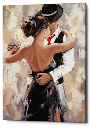 Epic Graffiti "Tango" by Alexander Gunin, Giclee Canvas Wall Art, 12"x18"